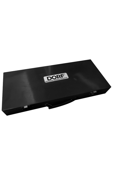 Dorf 1/2 Havalı Lokma Seti Cırcırlı 6 Köşe Kısa 24 Parça Çantalı - Thumbnail