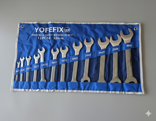 DORF - Dorf 12 Parça Açık Ağız Seti Bez Çantalı