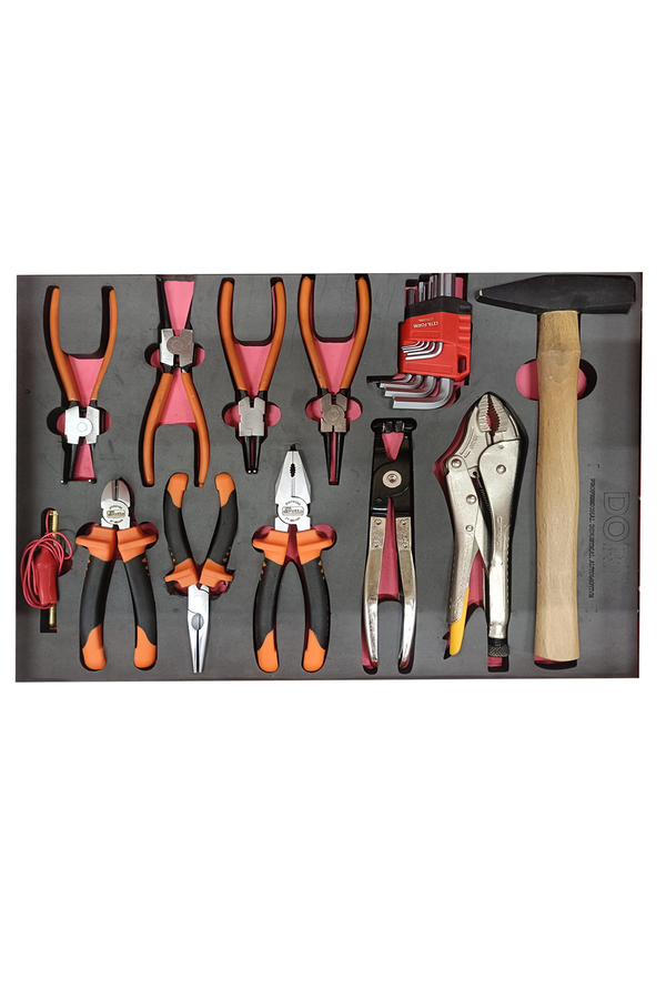 DORF 12 Parça Pense Seti Evalı Takım Arabası İçin Dolu Eva Set 48,5 x 35,5 cm - 1