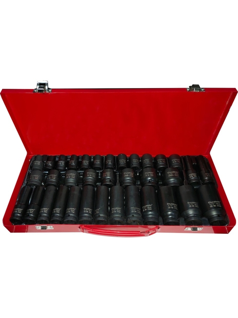 Dorf 1/2 Uzun Kısa Havalı Lokma Seti 35 Parça Metal Kutulu - Thumbnail