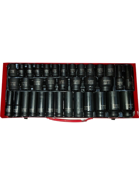 Dorf 1/2 Uzun Kısa Havalı Lokma Seti 35 Parça Metal Kutulu - Thumbnail