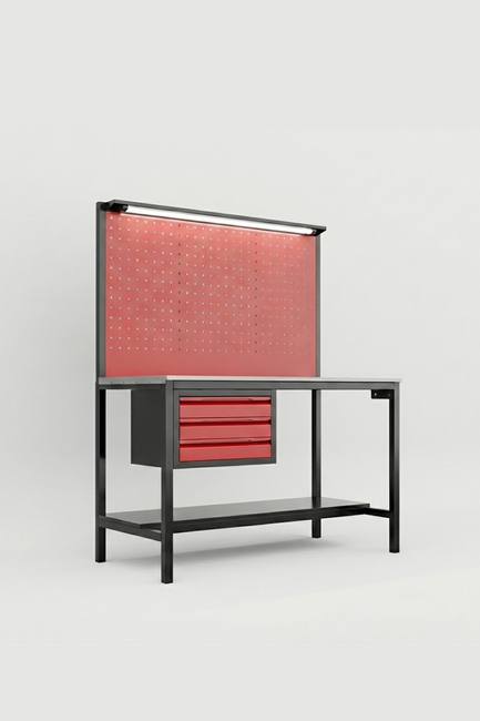 DORF - DORF 1,5 Metre 3 Çekmeceli Çalışma Tezgahı Boş