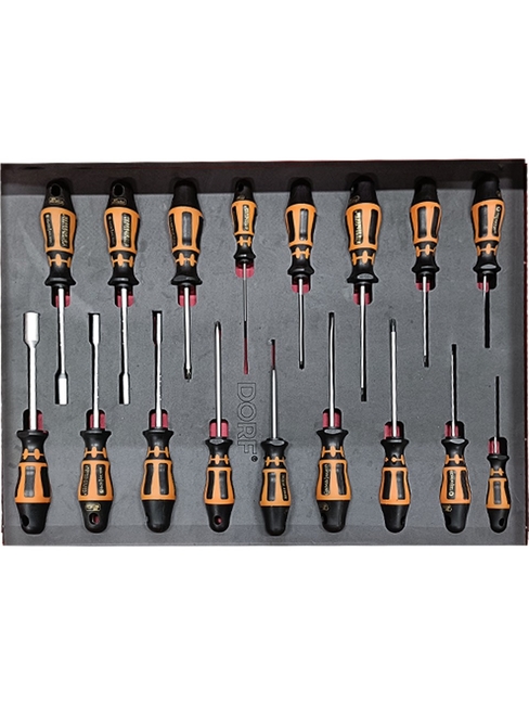 DORF 194 Parça Ağır Vasıta İçin Dolu Takım Arabası Tüm Çekmeceleri Dolu Profesyonel - Thumbnail