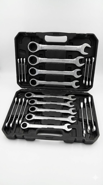 DORF - DORF 22 Parça Cırcır Kombine Anahtar Seti Çantalı