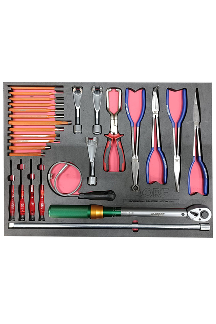 Dorf 272 Parça Dolu Takım Arabası 7 Çekmeceli Profesyonel - Thumbnail