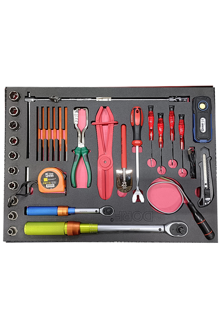 Dorf 272 Parça Dolu Takım Arabası 7 Çekmeceli Profesyonel - Thumbnail