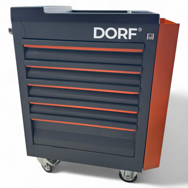 DORF - DORF 5 Gözlü Takım Arabası Tekerlekli, Kilitli Sistem