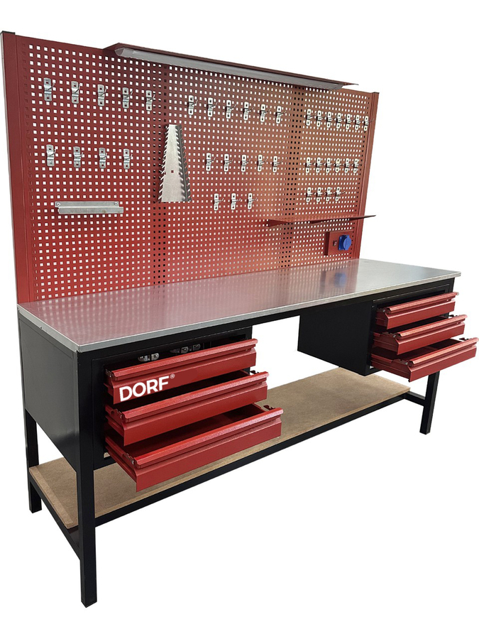Dorf 6 Çekmeceli 2 Metre Takım Tezgahı - 1