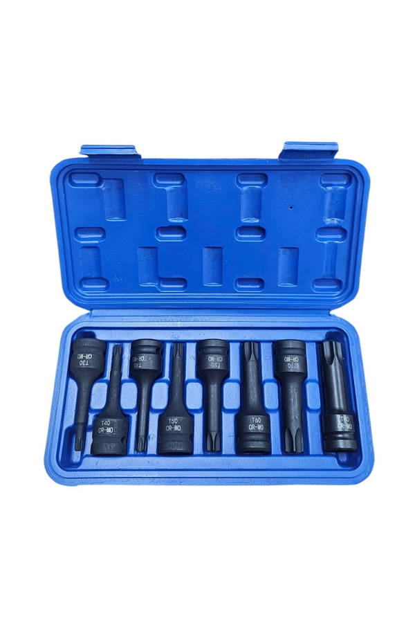 Dorf 8 Parça Havalı Lokmalı Torx Seti Çantalı - 1