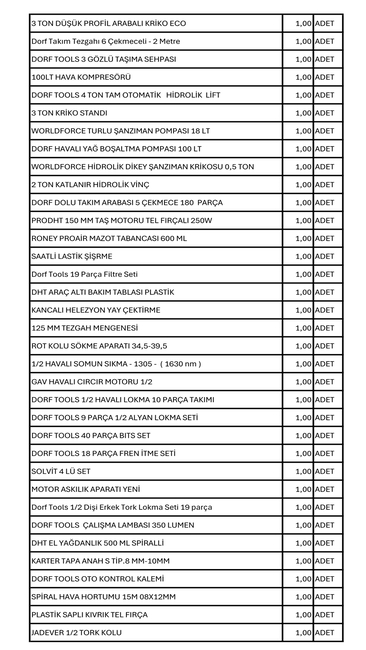 Dorf Eco Full Oto Servis Kurulum Paketi Profesyonel Paket - Thumbnail