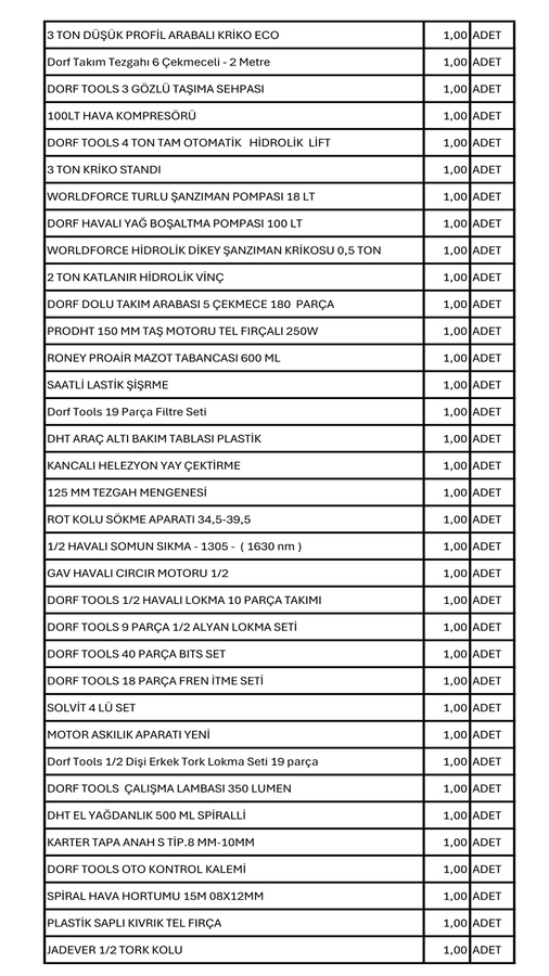Dorf Eco Full Oto Servis Kurulum Paketi Profesyonel Paket - 2