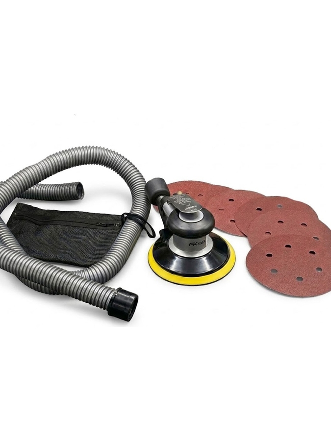 Dorf Fk Kriko Havalı Orbital Zımpara 6" 10.000RPM Bez Çantalı 6 Adet Zımpara Hediye! - 2