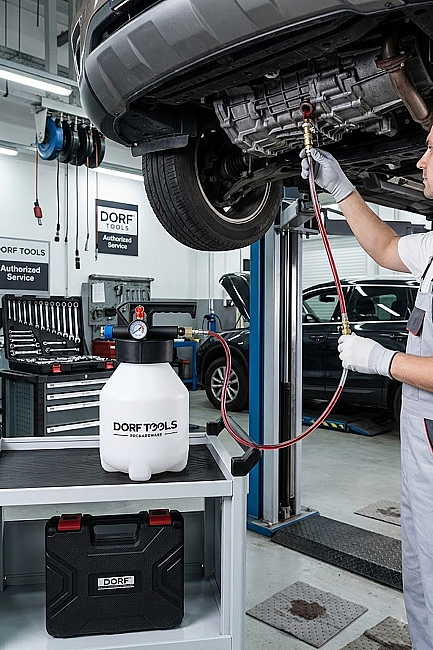 Dorf Şanzıman Yağı Değiştirme Aparatı ve Transfer Pompası 6 Litre Aparatlı - 2
