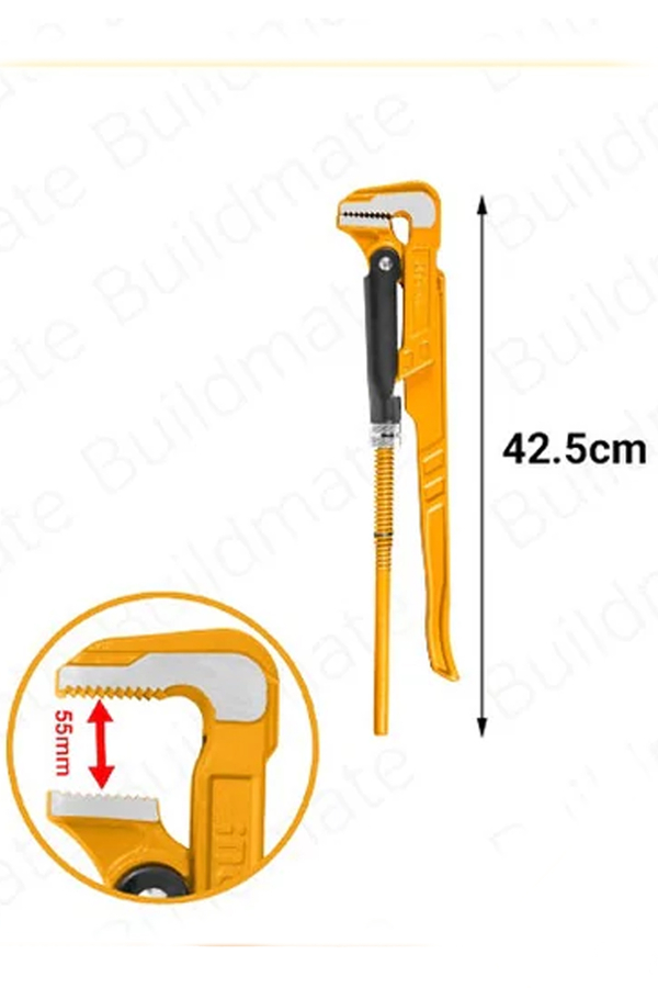DORF İngco ING-HPW04151 90 ° Ağır Tip Manşonlu Boru Anahtarı 1.5" 55mm - 2