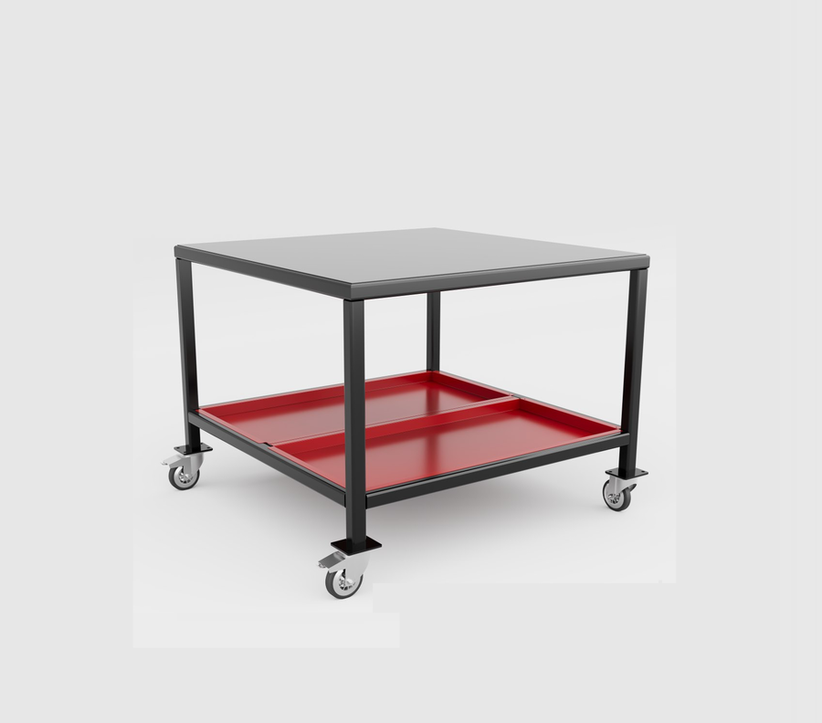 DORF Motor Taşıma Arabası Sehpası 1000 x 1000 x 780mm - 1