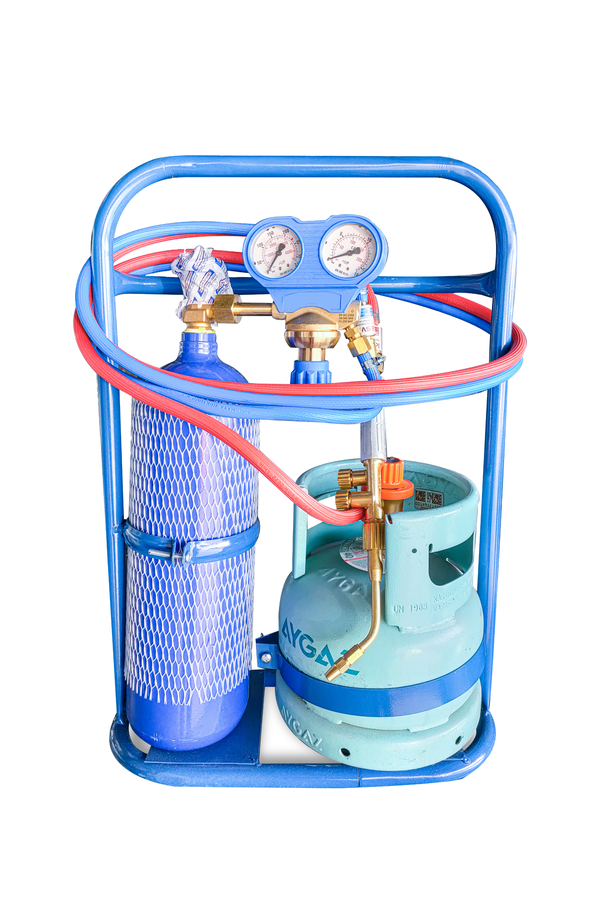 Dorf Oksijen Kaynak Seti 6 Litre Piknik Tüplü Full Set - 1