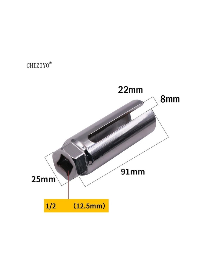 Dorf Oksijen Sensör Lokması 1/2 22MM Yarıklı Uzunluk 91MM - 2