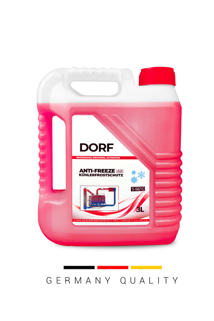 DORF - Dorf Organik Antifriz Kırmızı -56 C 3 Litre