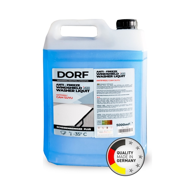 DORF - Dorf Oto Cam Suyu -35 C Antifrizli Cam Suyu 5 Litre Made In Germany