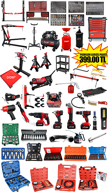 Dorf Premium Full Oto Servis Kurulum Paketi Profesyonel Paket - 1