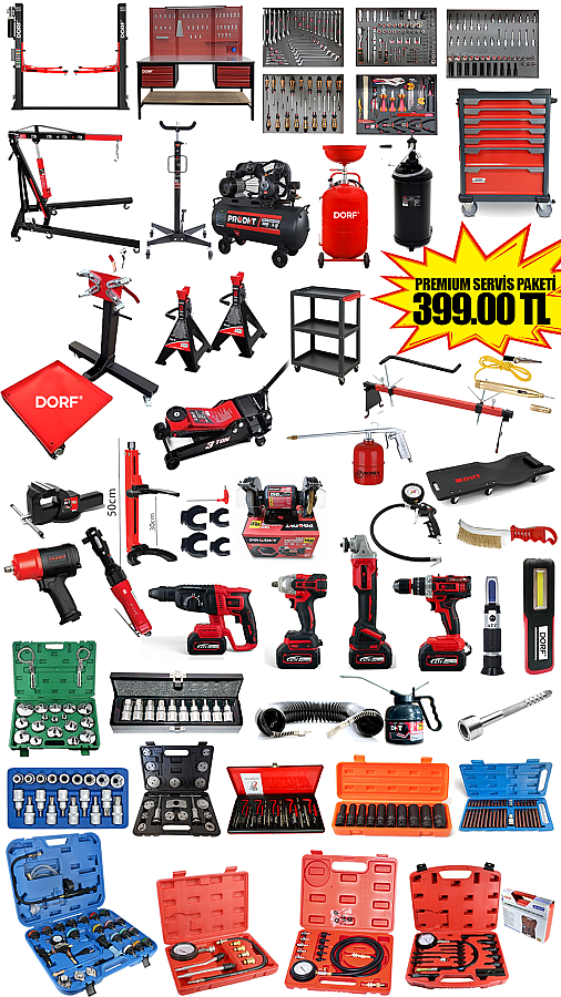 Dorf Premium Full Oto Servis Kurulum Paketi Profesyonel Paket - 1