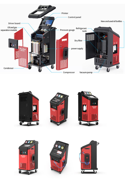 Dorf Smart Safe ACS519 Tam Otomatik Klima Dolum Cihazı 13Kg R134A / R1234YF - Thumbnail