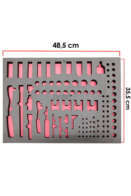 DORF - DORF Takım Arabası İçi Düzenleyici Eva Seti Organizer 4'lü Set Sünger