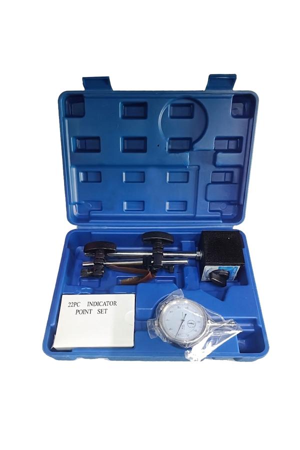 Dorf Tools 22 Parça Manyetik Komparatör Saati Çantalı - 1