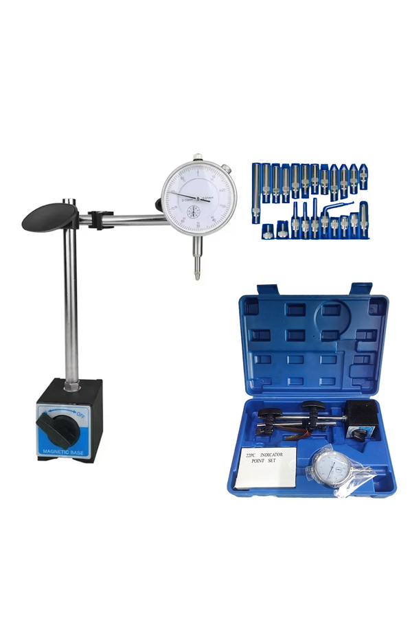 Dorf Tools 22 Parça Manyetik Komparatör Saati Çantalı - 2
