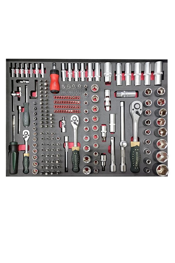 Dorf Tools 357 Parça Dolu Takım Arabası 7 Çekmeceli Premium Seri - 4