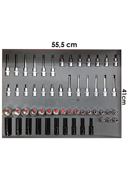 Dorf Tools 357 Parça Dolu Takım Arabası 7 Çekmeceli Premium Seri - Thumbnail