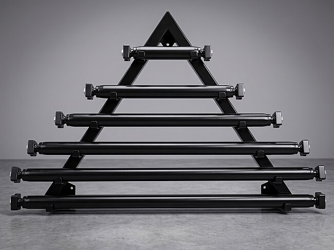 DORF TOOLS 6 Parça Kaporta Boru Gerdirme Seti Standlı - 2