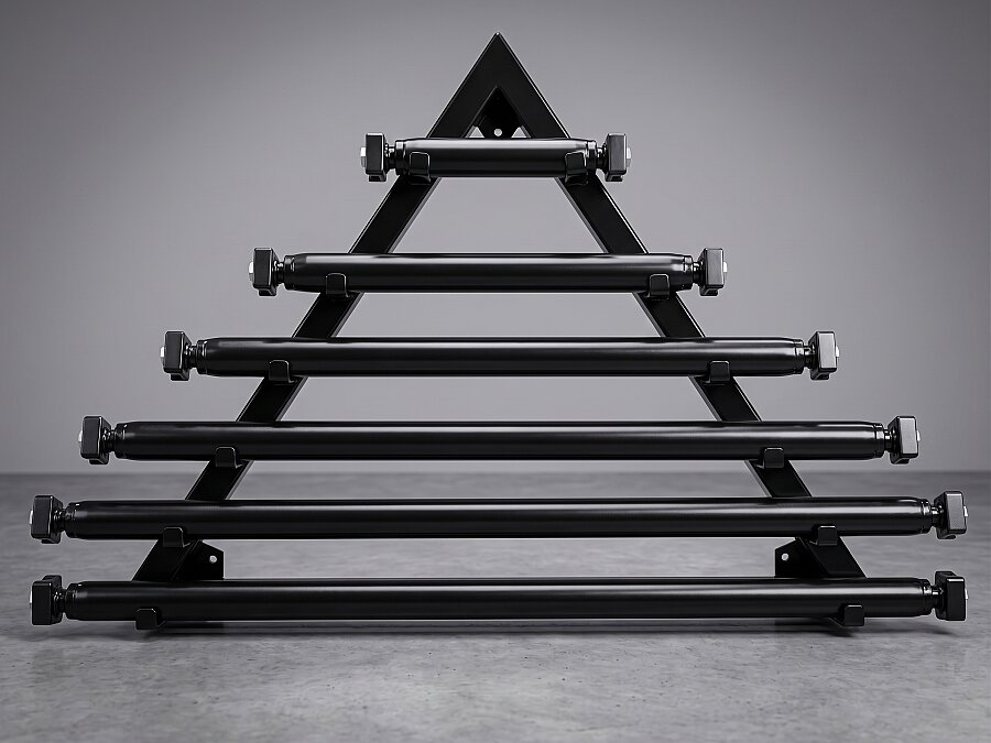 DORF TOOLS 6 Parça Kaporta Boru Gerdirme Seti Standlı - 2