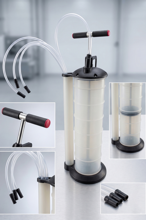 Dorf Tools 7 Litre Manuel Karterden Yağ Emme Pompası - 2