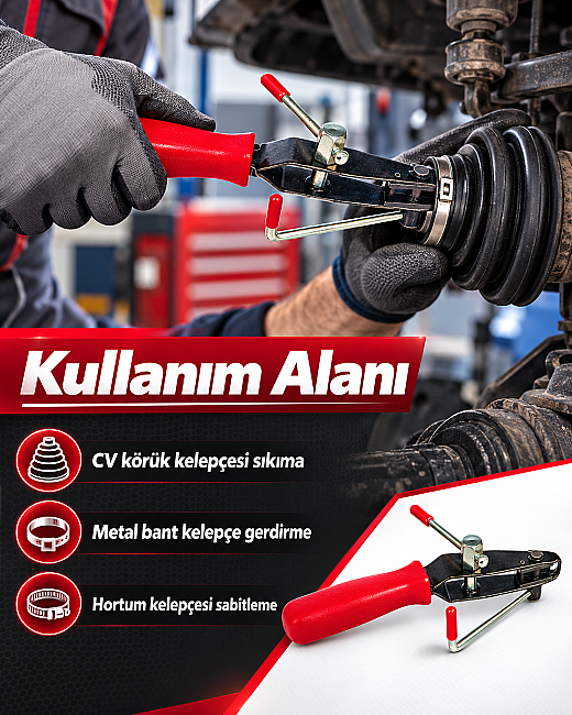 Dorf Tools Aks Körük Kelepçe Pensesi Sarmalı Model - 5