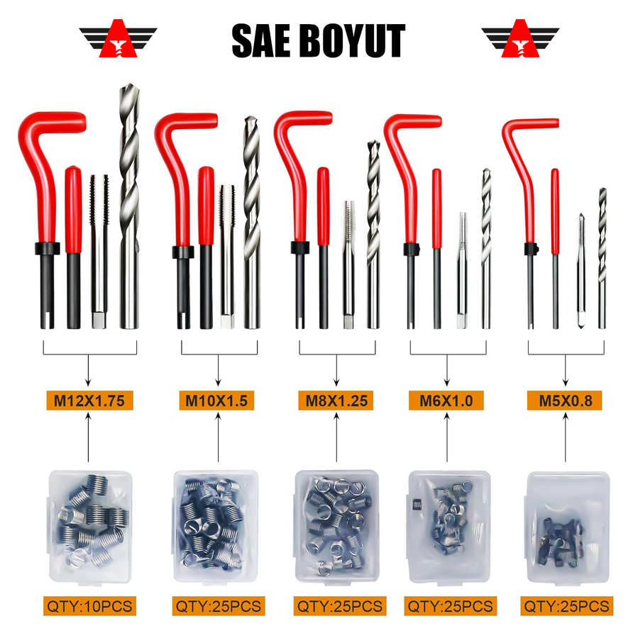 Dorf Tools HELİCOİL 261 Parça - 3