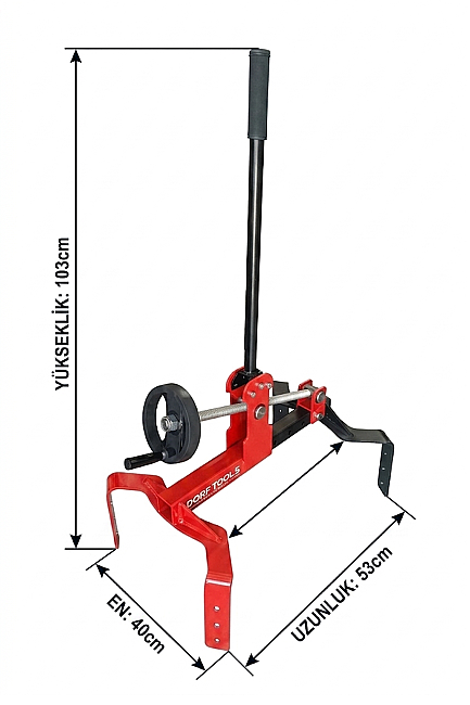 Dorf Tools Ön Düzen ve Rot Ayar Aparatı Ayar Krikosu - Kamber Kaster Ayar Aleti Alt Takım Kontrol Aparatı - 4