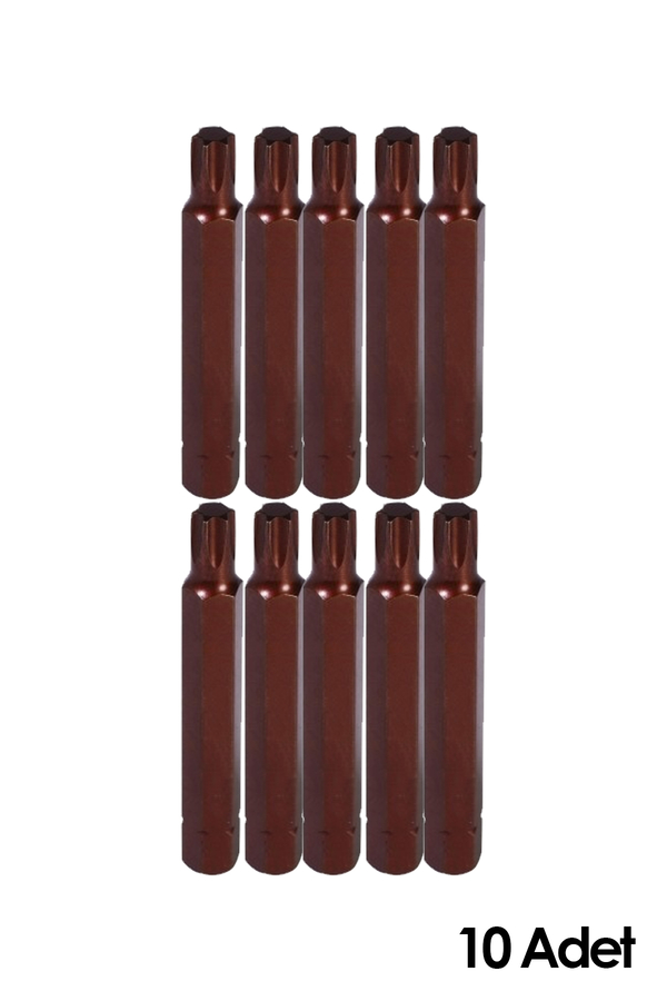 Dorf Tools T50 H10 Bits Uç 75mm 10'LU Paket - 1