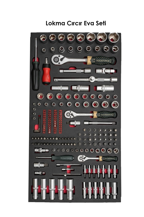 Dorf Tools Yol Yardım İçin 300 Parça Profesyonel 4 Çekmece Seyyar Takım Sandığı - 3