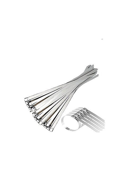Dorf Tork Metal Kablo Bağı Paslanmaz Çelik Cırt Kelepçe 7,9 x 200MM 304 Kalite 100 Lü Paket - 2