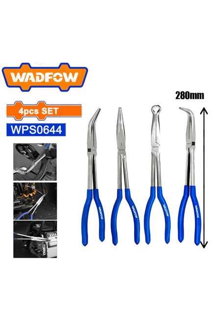 DORF Wadfow 4 lü Uzun Pense Seti 280mm Profesyonel - Thumbnail