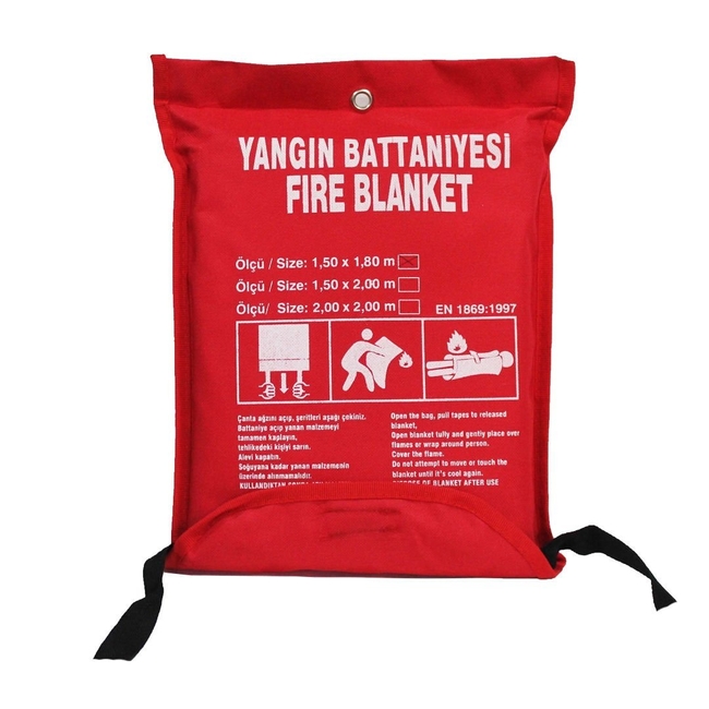 DORF - Dorf Yangın Battaniyesi Yanmaz Battaniye 1,50m x 2 M