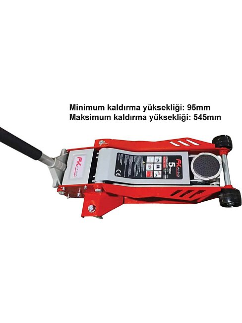 FK Frıko 5 Ton Çift Pistonlu F1 Alçak Profil Timsah Kriko - 3
