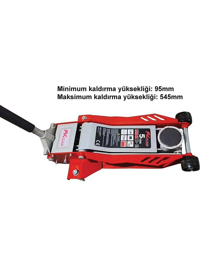 FK Frıko 5 Ton Çift Pistonlu F1 Alçak Profil Timsah Kriko - 3