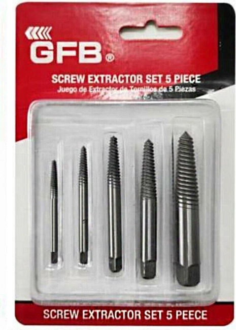 GFB - Gfb Ters Kılavuz Takımı Kırık Vida Sökme Klavuz Seti (5 Parça)
