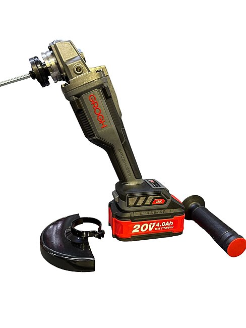 Grogh Kömürsüz Motorlu Çift Akülü 4'lü Set GRX9202S - Akülü Darbeli Matkap + Akülü Darbeli Somun Sıkma + Akülü Avuç Taşlama - 5