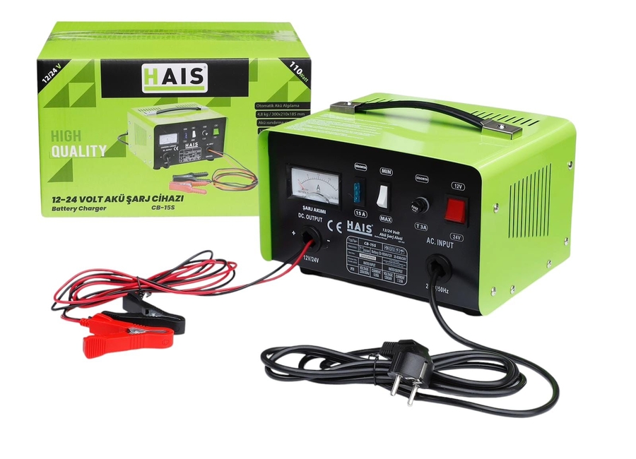 Haispro 12 - 24 Volt Akü Şarj Cihazı - 1