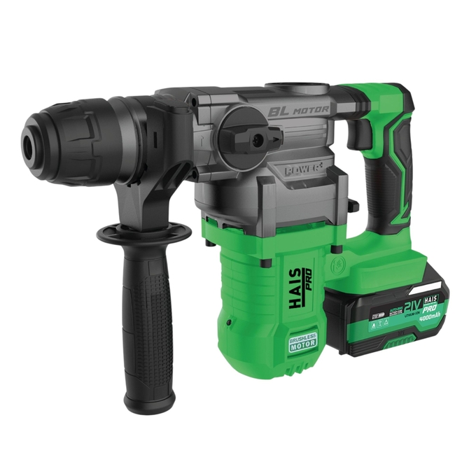 HAİSPRO - HAISPRO Profesyonel Darbeli Kırıcı Delici Matkap RB-BH26 Çift Akülü 4.0 Ah Çantalı