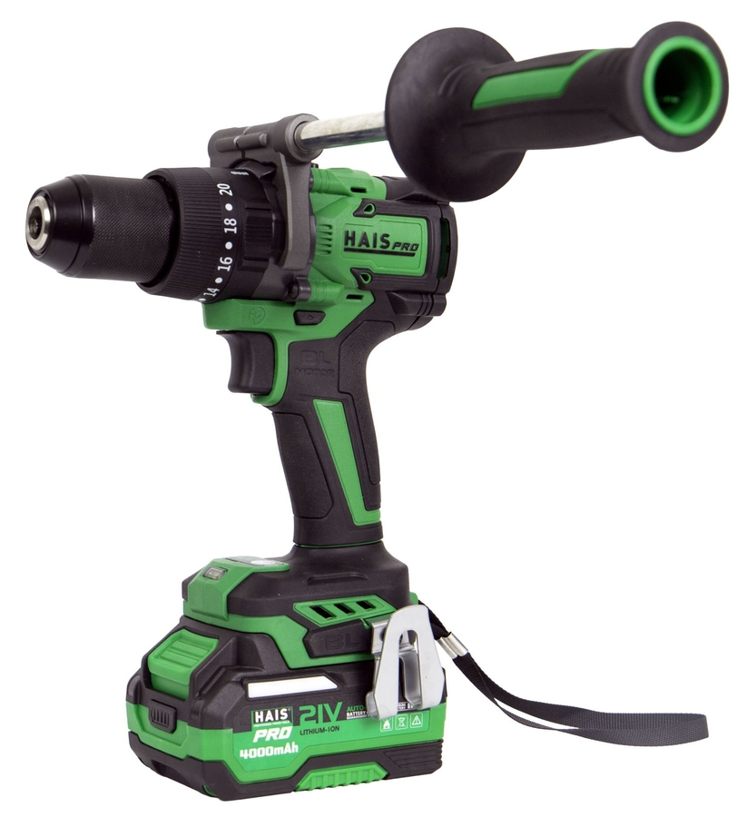 HAISPRO Profesyonel Darbeli Matkap 21 V 4.0 Ah Çift Akülü - 3