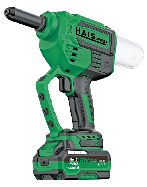 HAİSPRO - HAISPRO Profesyonel Perçin Makinesi 21 V 4.0 Ah Çift Akülü Çantalı